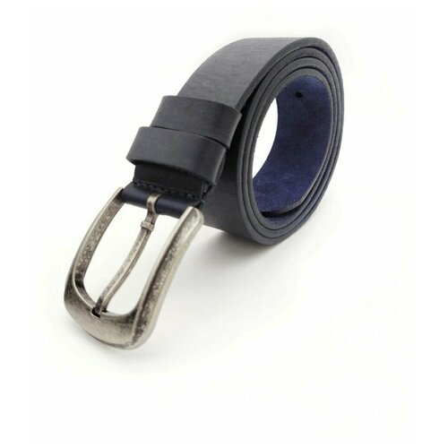 фото Ремень мужской из натуральной кожи rem08/blue (110 см.) best for man