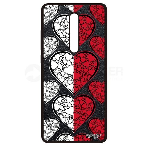 фото Чехол на xiaomi mi 9t, "флаг монако с сердцем" государственный страна utaupia