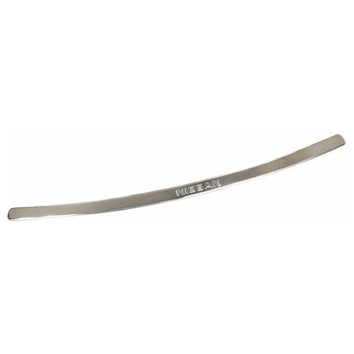 фото Накладка бампера декор. nissan qashqai (<-2013) (нерж. сталь) dollex