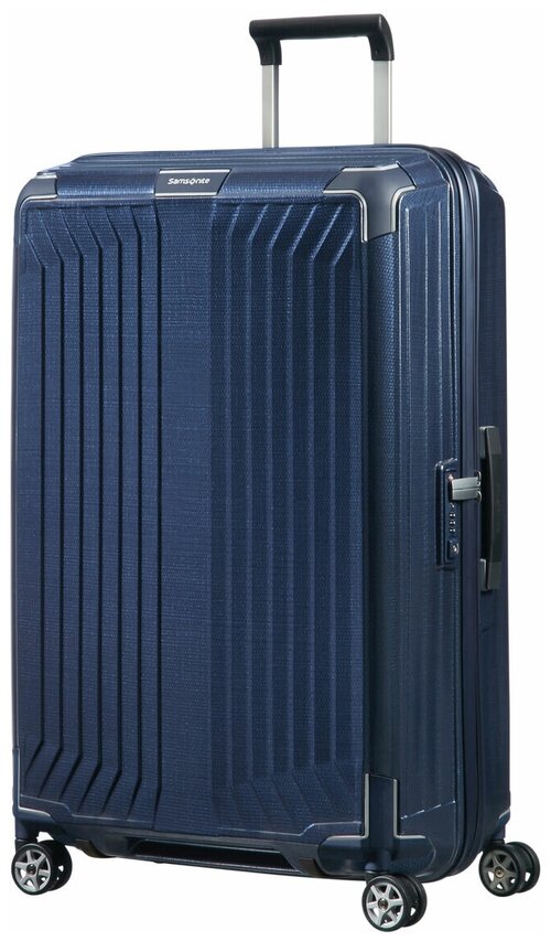 Чемодан Samsonite, 97 л, размер L, синий