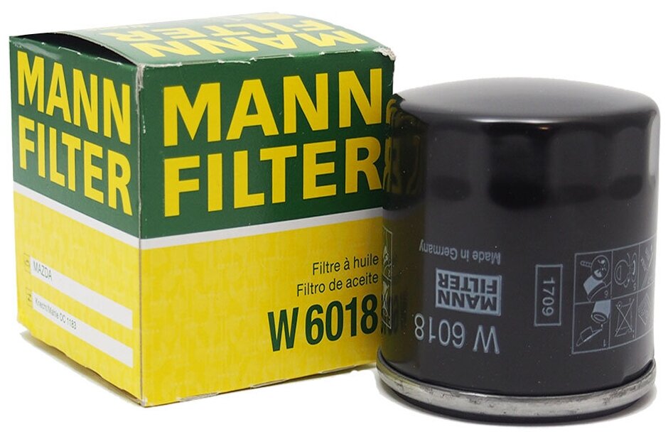 Масляный фильтр Mann-Filter W6018