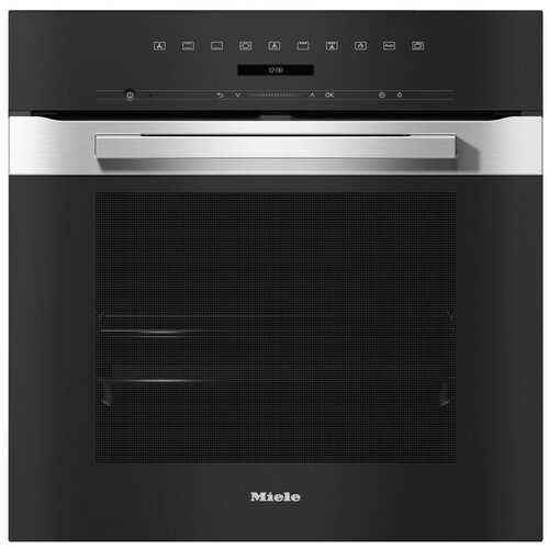 Электрический духовой шкаф Miele H7260BP EDST/CLST, черный электрический духовой шкаф whirlpool w11i om1 4ms2 h