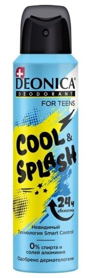 Дезодорант Deonica for Teens Cool&Splash для подростков, 150 мл