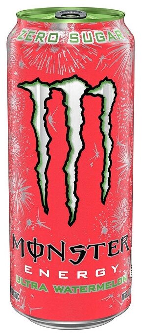 Энергетический напиток Monster Energy Ultra Watermelon со вкусом арбуза (Нидерланды), 500 мл (12 шт) - фотография № 2