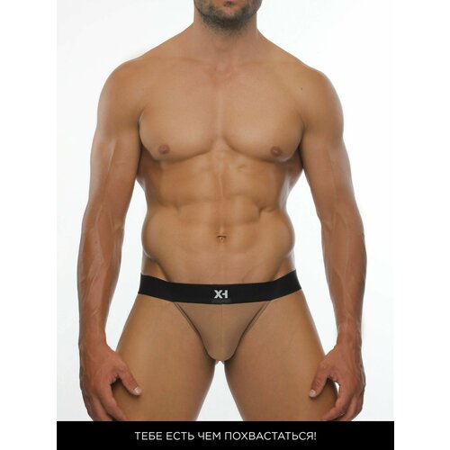 фото Трусы хвастун, размер l, коричневый, черный