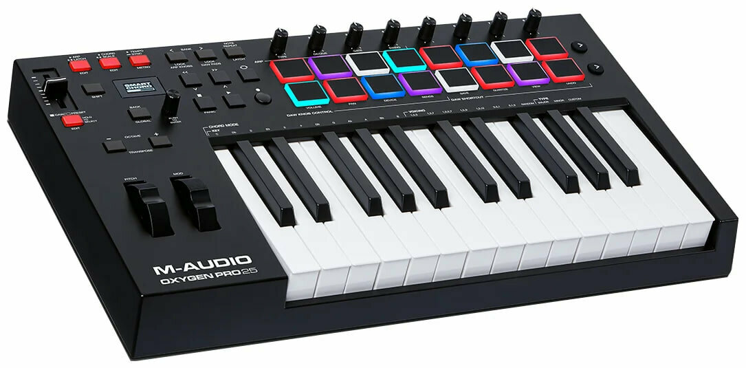 MIDI-клавиатура M-Audio Oxygen Pro 25 черный