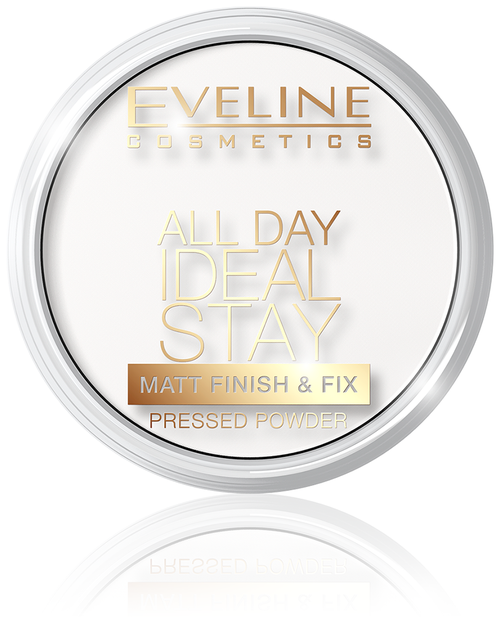 Eveline Cosmetics Пудра компактная All Day Ideal Stay Matt Finish & Fix 1 шт. White 60 12 г