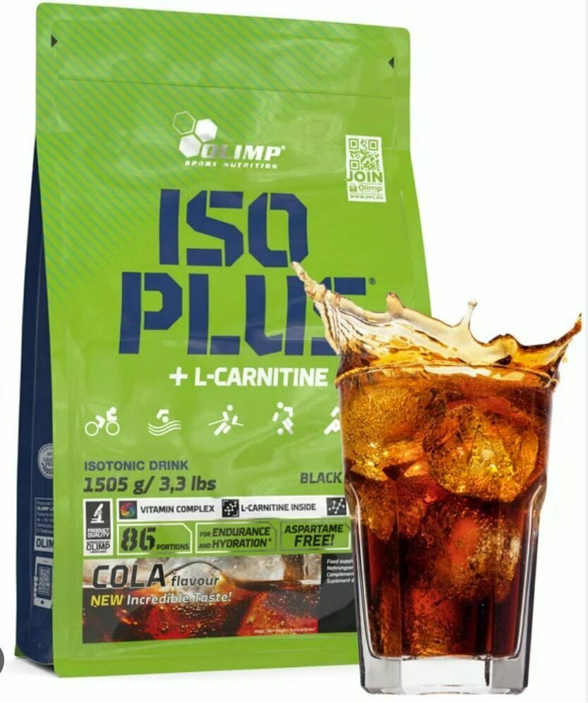 Olimp Sport Nutrition Изотоник Iso Plus (1505г) - Кола