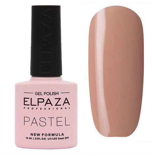 ELPAZA Гель-лак Pastel, 10 мл, 50 г, 010 Нюдовый