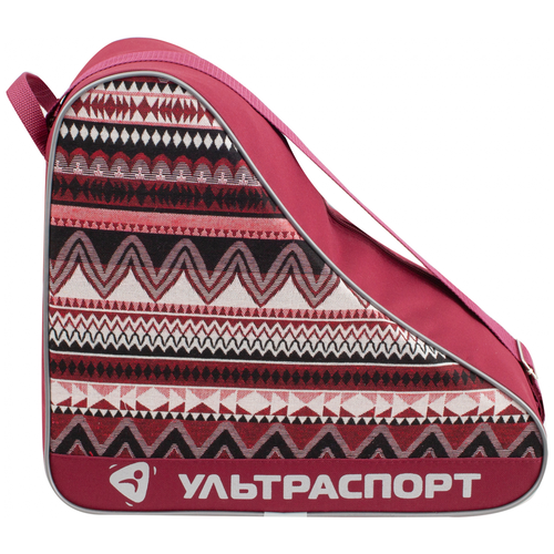 фото Сумка для коньков ultrasport сканди-зигзаг бордо(s)