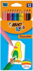 BIC Цветные карандаши Tropicolors 12 цветов (8325666/8325669/83256610)