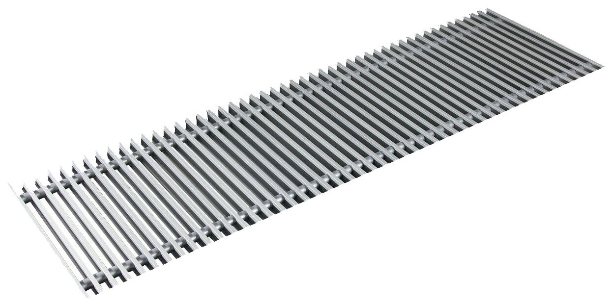 Решетка рулонная Techno РРА 250-1800/C алюминиевая, цвет серебро