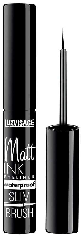 Подводка для глаз LUXVISAGE Matt INK waterproof тон Черный