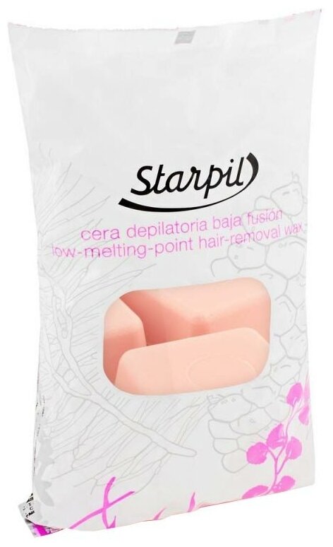 Воск для депиляции STARPIL розовый/cera rosa 1000 г
