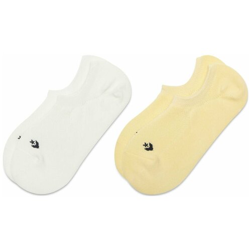 фото Женские носки converse средние, размер l, желтый, белый