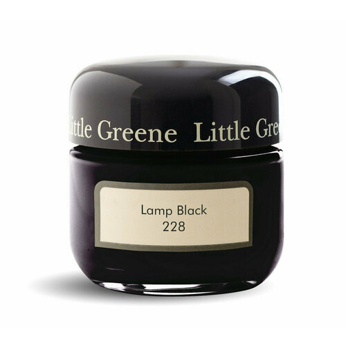 Пробник краски в/э акриловой Little Greene, цвет № 228, LAMP BLACK, 60 мл