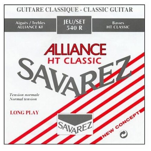 Savarez 540R Alliance HT Classic Red standard tension струны для кл. гитары нейлон
