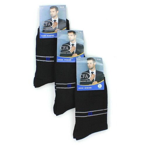 Мужские носки Ивановский текстиль, 12 пар, классические, размер Универсальный, черный