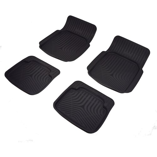 фото Коврики в салон с бортиком полиуретан norplast universal-черный, с бортиком черный комплект npl-po-01-10 norplast арт. npl-po-01-10