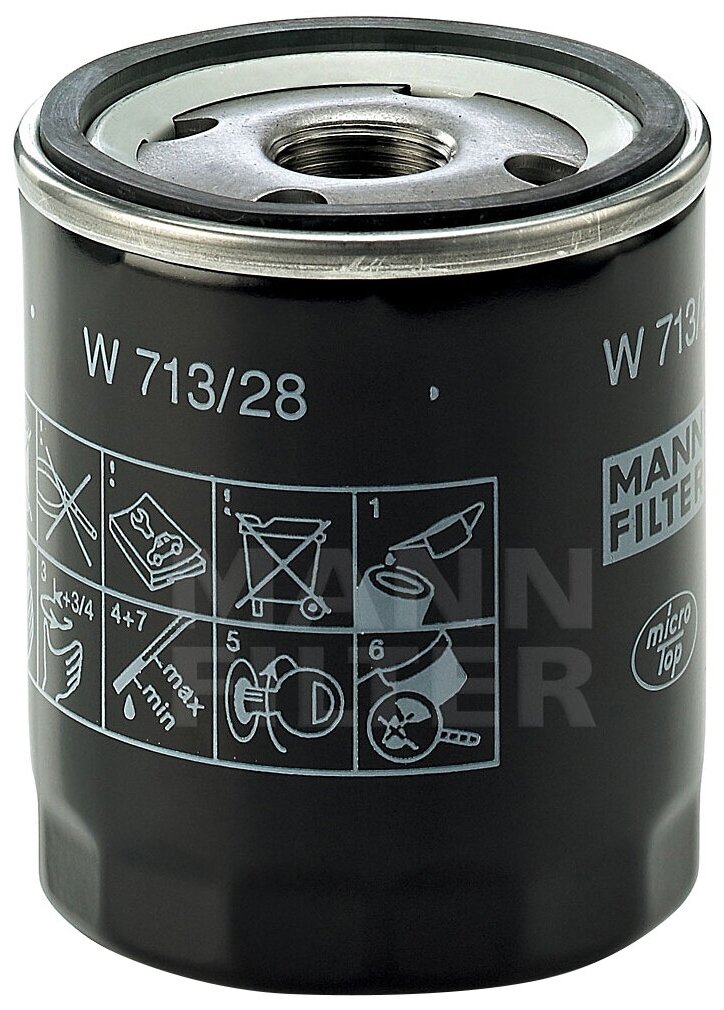 Фильтр масляный MANN-FILTER W713/28 W713/28