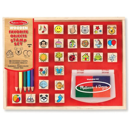 фото Набор печатей "любимые предметы" melissa & doug