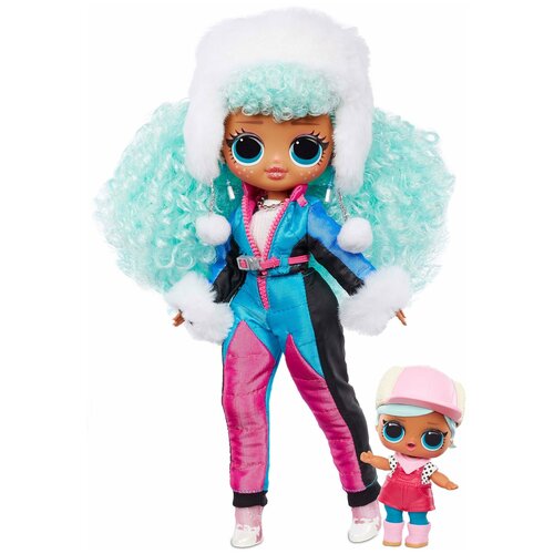 Игровой набор L.O.L. Surprise! O.M.G. Winter Chill Icy Gurl Fashion Doll & Brrr B.B. Doll 27 см 570240 разноцветный