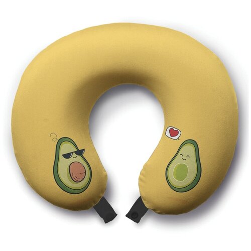 фото Подушка для шеи ambesonne влюбленные авокадо, бежевый