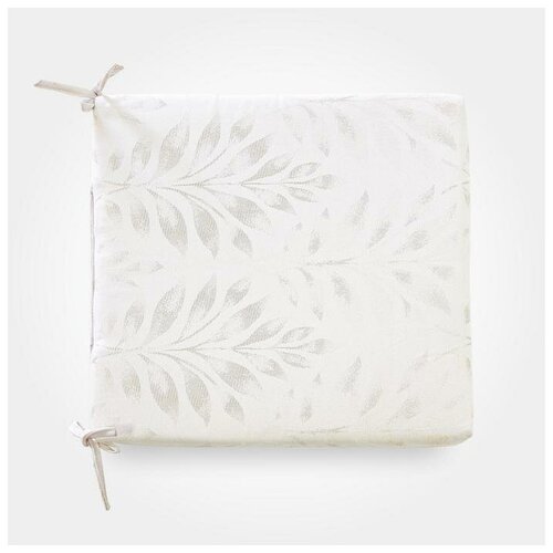 фото Сидушка на стул акация св.бежевый 40х40х1,5см жаккард, пэ100% 6495178 witerra