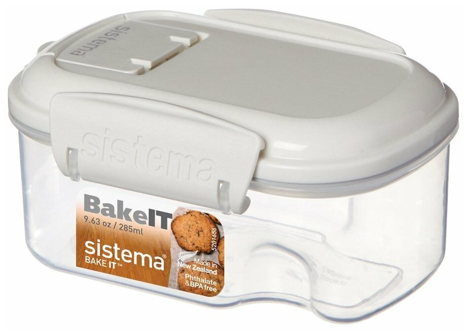 Контейнер 0,285л. Sistema Bake-it ,белый,1201