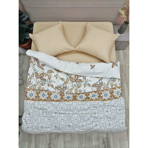 коричневый, бежевый, белый