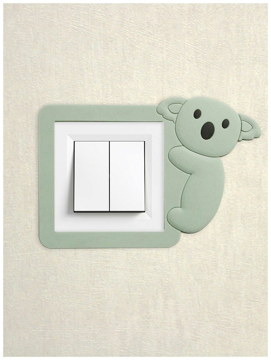 Защита для стен под выключатель четырехместная