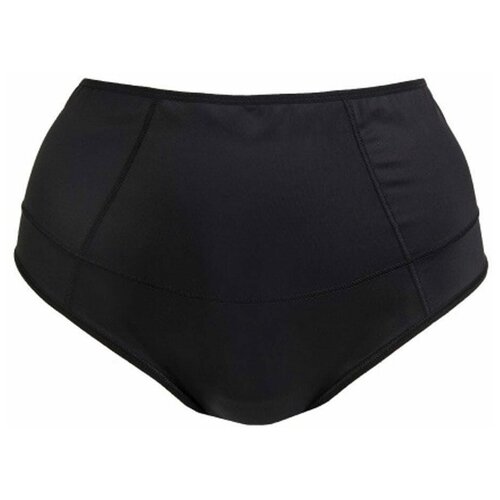 фото Milavitsa трусы слипы с высокой посадкой basic, размер 118, черный