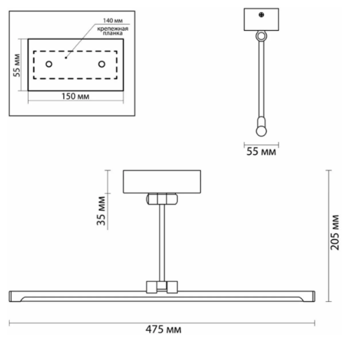 Светильник Odeon Light 4616/10WL Хром - фотография № 2