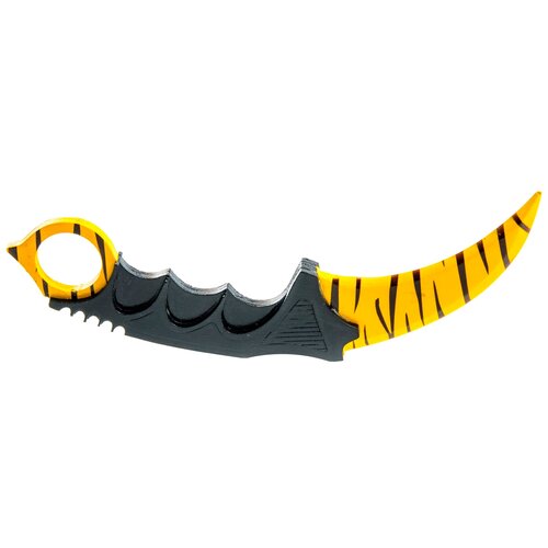 фото Нож-керамбит maskbro зуб тигра из counter-strike деревянный (13-125)
