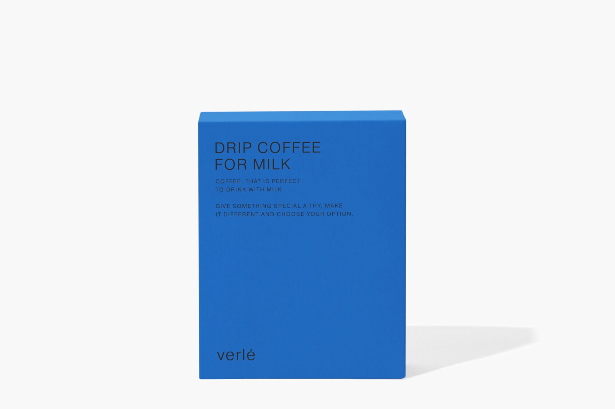 Дрип кофе молотый Verle Drip Coffee For Milk, Арабика, 6 дрип-пакетов по 12 г