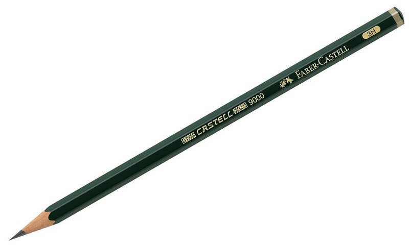 Faber-Castell Карандаш графитовый "Castell-9000" 3H