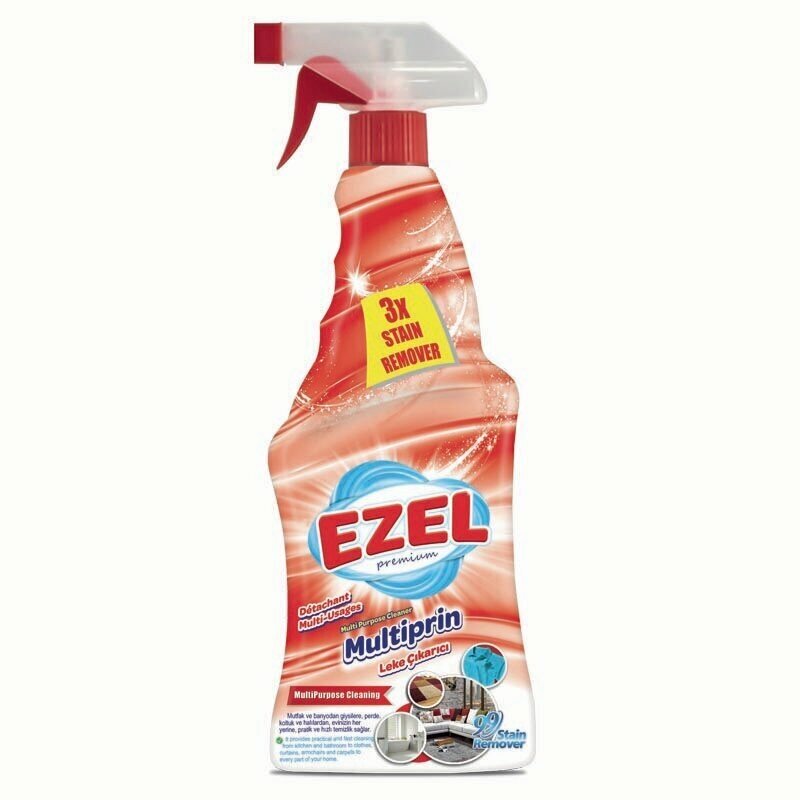 Спрей пятновыводитель очищающий Ezel Premium универсальный 750 мл/Турция