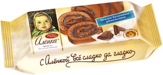 Рулет Алёнка бисквитный Молочный шоколад, 200 г