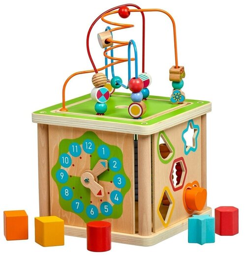 Развивающая игрушка Lucy & Leo Умный куб LL248, разноцветный
