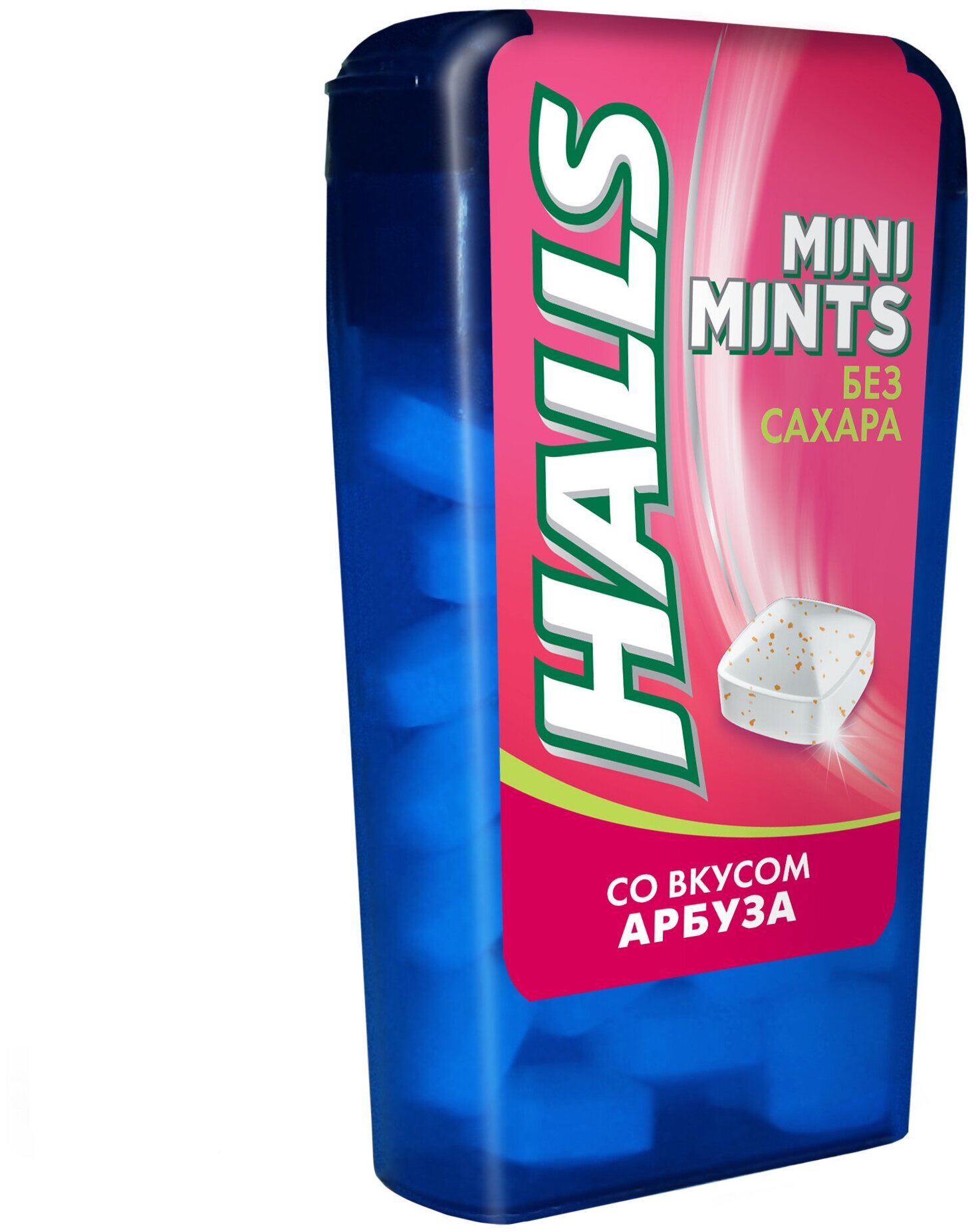 HALLS Mini Mints конфеты без сахара со вкусом арбуза 12.5г по 24 шт - фотография № 7
