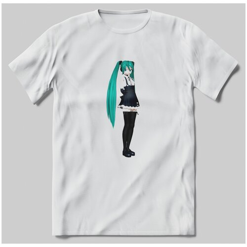 фото Футболка с принтом мику 3д brut-shop