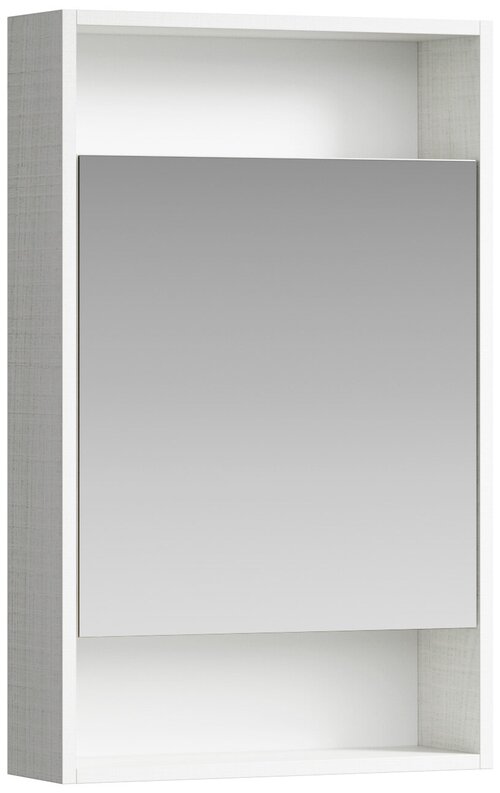 Шкаф-зеркало 50 см, дуб канадский, Aqwella Сити SIT0405DK