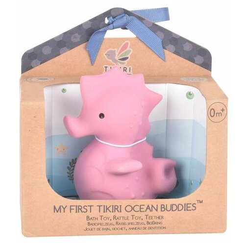 Игрушка-прорезыватель из натурального каучука Морской Конек, Tikiri