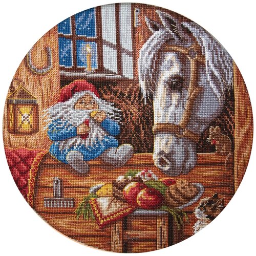 фото Набор для вышивания panna "домовой-покровитель домашних животных" 24x24 см