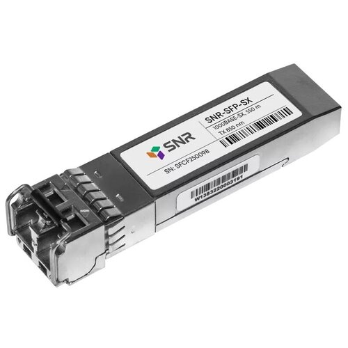 SFP трансивер SNR SNR-SFP-SX модуль opticin sfp sx lc 2 модуль sfp 1000base sx lc mm 1310nm