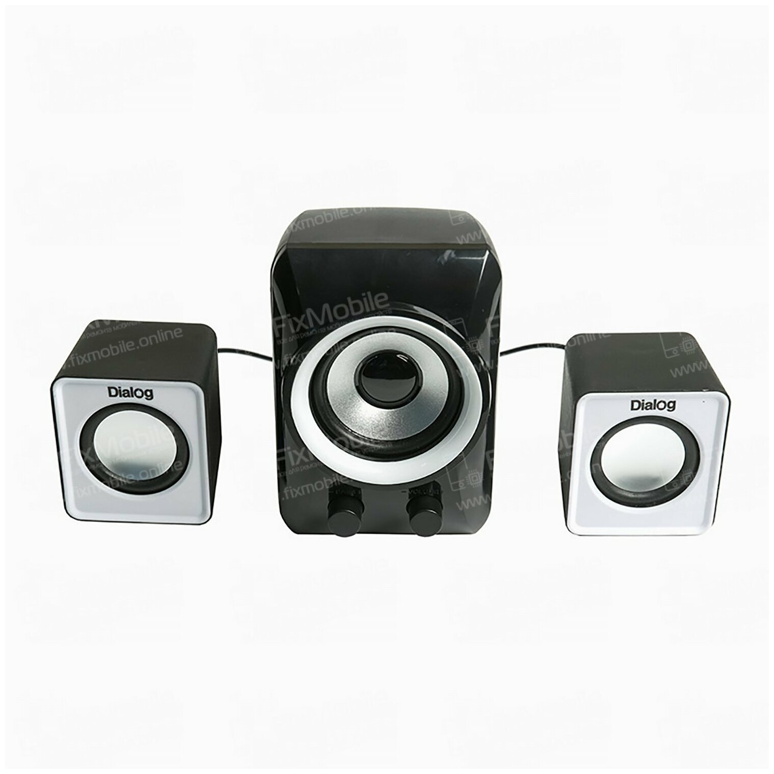 Dialog Colibri AC-202UP BLACK - колонки 2.1, 11W RMS, черные, питание от USB