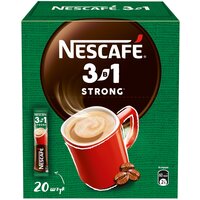 Растворимый кофе Nescafe 3 в 1 крепкий, в стиках, шоубокс, 1 уп., 290 г
