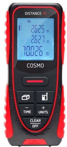 Дальномер лазерный ADA Cosmo 70 70м ±1.5мм 2хААА/1.5В