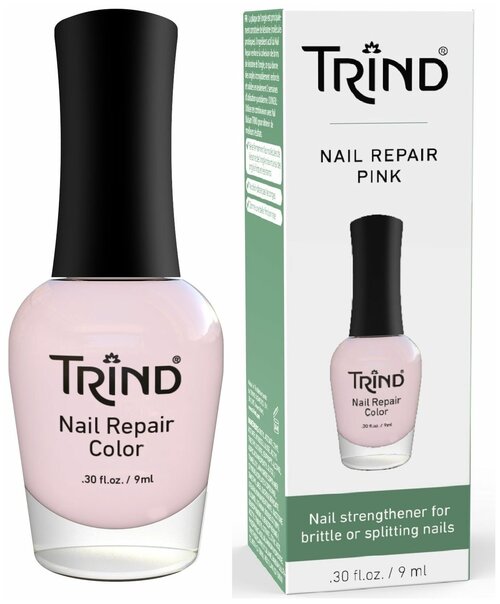 Trind Средство для ухода Nail Repair Color, 9 мл, розовый