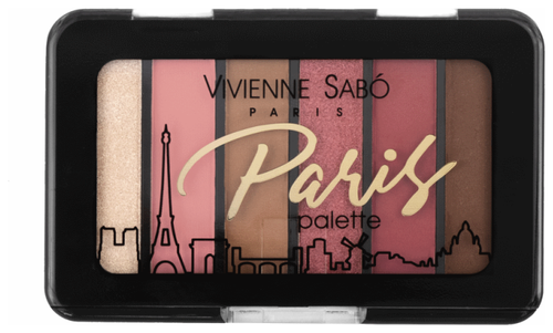 Vivienne Sabo Палетка теней для век мини Paris, 6 г